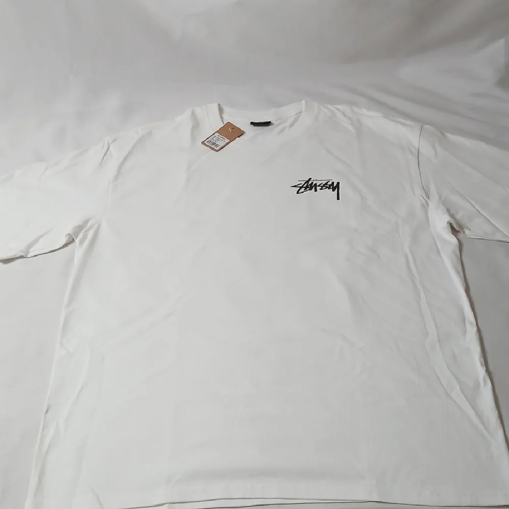 Stussy White Short Sleeve Tee - Picture 1 of 3